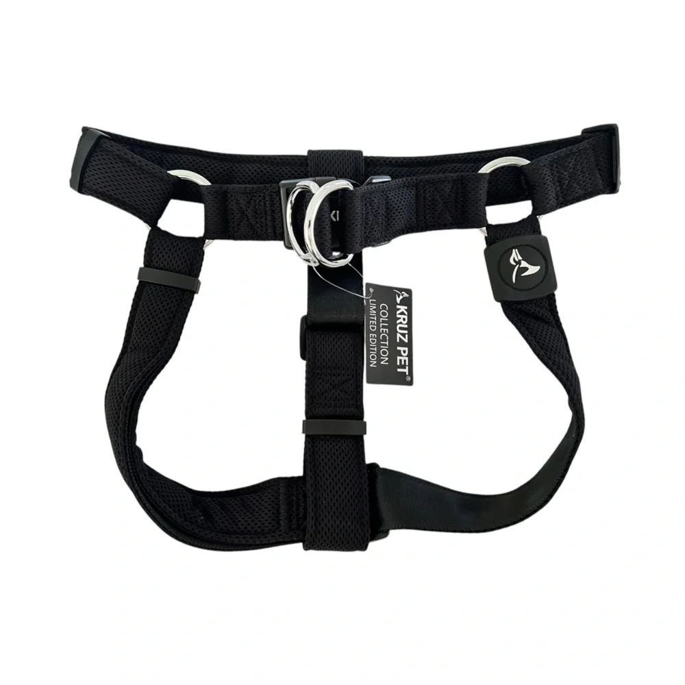 Kruz Original Heavy-Duty No Pull Dog Harness - Ultra Comfort, size XL New black